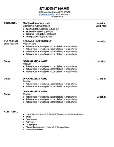Modern Professional Template (Google Docs)